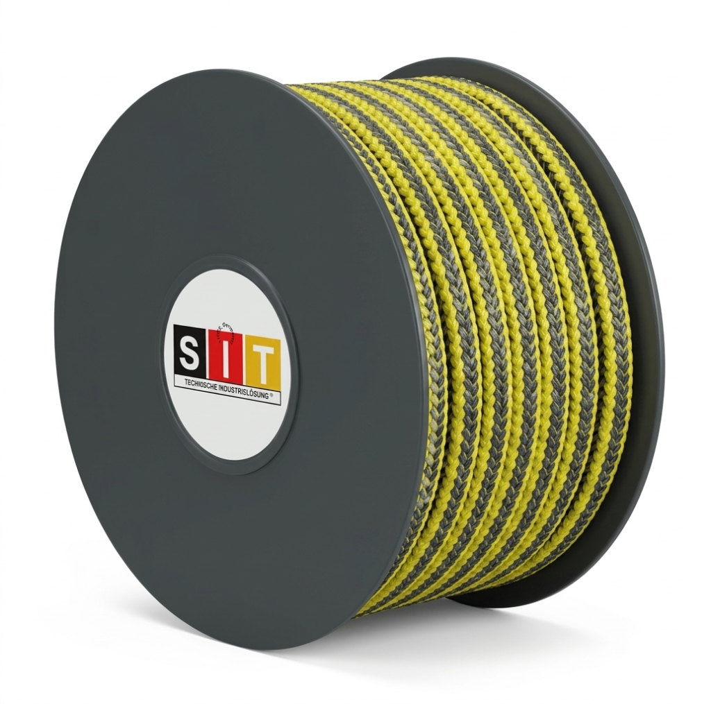 Cordón PTFE Grafito Kevlar industrial marca SIT en Sutiven Venezuela